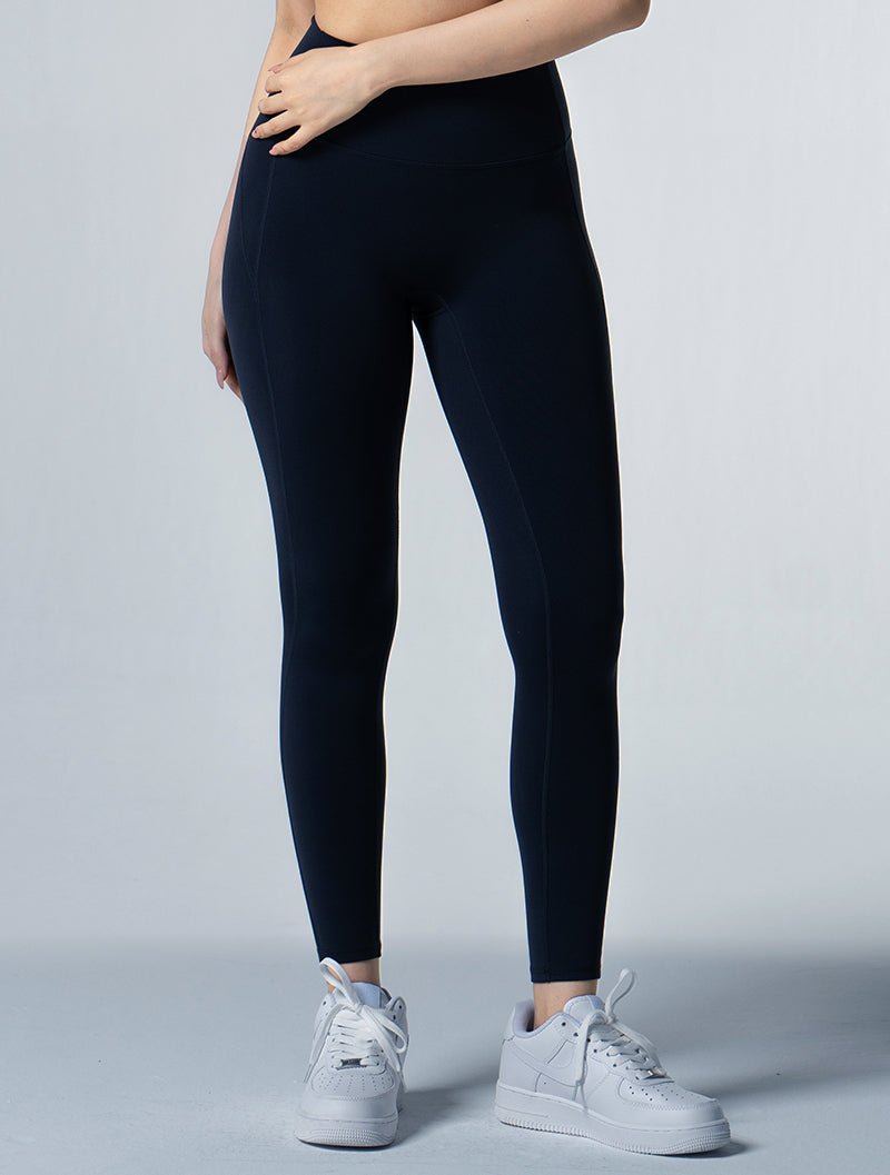 Doux™ 裸感收腹翹臀瑜珈褲 24 - 1 (藍紫) - AROAK 機能健身服飾 | 專為健人打造