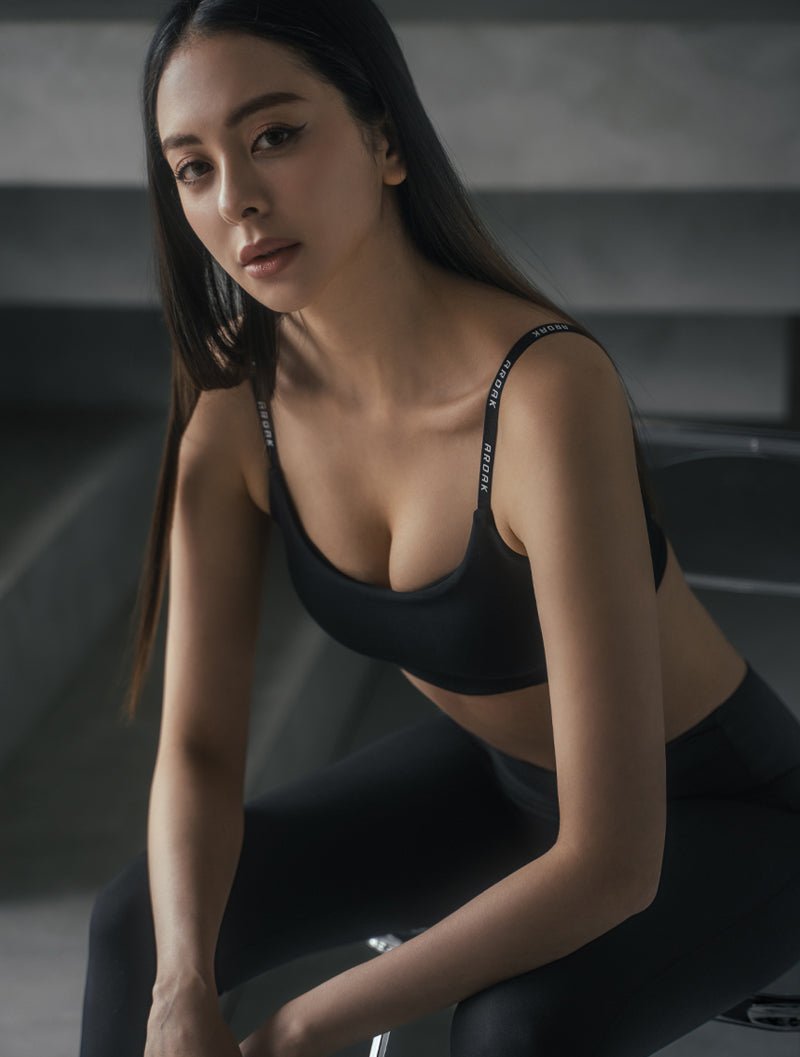 Doux™ 聚焦調節運動內衣 24 - 1(奶茶杏) - AROAK 機能健身服飾 | 專為健人打造