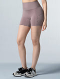 Doux™ 裸感曲線3分瑜珈褲 (煙燻粉) - AROAK 機能健身服飾 | 專為健人打造