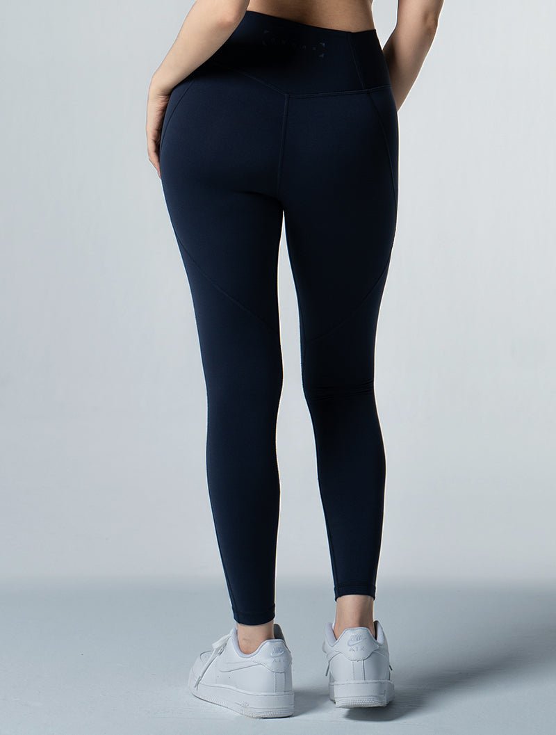 Doux™ Xross後腰口袋瑜珈長褲 25 - 1 (藍紫) - AROAK 機能健身服飾 | 專為健人打造