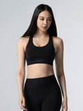 Doux™ Xross後背扣BraTop 25 - 1 (黑) - AROAK 機能健身服飾 | 專為健人打造