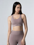 Doux™ Xross後背扣BraTop 25 - 1 (煙燻粉) - AROAK 機能健身服飾 | 專為健人打造