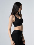 Doux™ Xross後背扣BraTop 25 - 1 (黑) - AROAK 機能健身服飾 | 專為健人打造