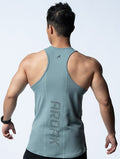 FluxFit™ 拼接本布併縫訓練背心 (別墅綠) - AROAK 機能健身服飾 | 專為健人打造