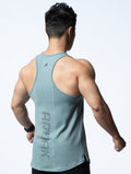 FluxFit™ 拼接本布併縫訓練背心 (別墅綠) - AROAK 機能健身服飾 | 專為健人打造