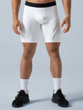 HyperSkin™ 緊身短褲 (白) - AROAK 機能健身服飾 | 專為健人打造