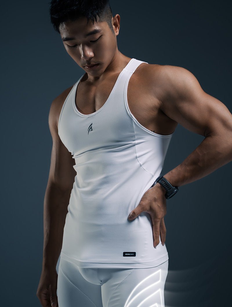 HyperSkin™ 緊身背心 (黑) - AROAK 機能健身服飾 | 專為健人打造