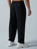 LightDry™ 輕盈機能休閒寬褲 (黑) - AROAK 機能健身服飾 | 專為健人打造