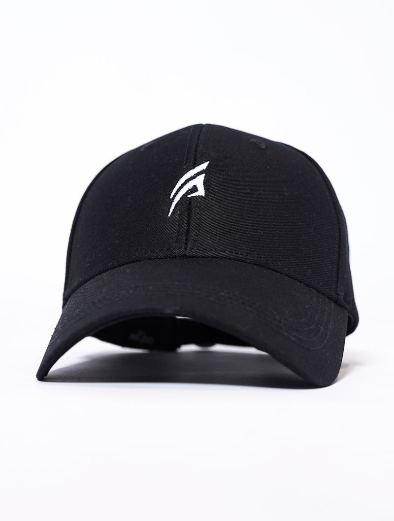 經典LOGO電繡老帽 (黑) - AROAK 機能健身服飾 | 專為健人打造