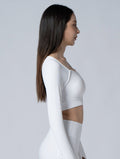 Lumin™心型美胸BraTop@24 - 2 (白) - AROAK 機能健身服飾 | 專為健人打造