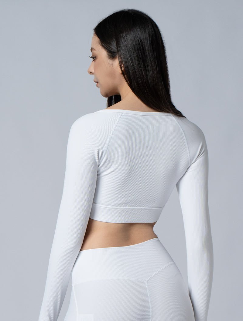 Lumin™心型美胸BraTop@24 - 2 (白) - AROAK 機能健身服飾 | 專為健人打造