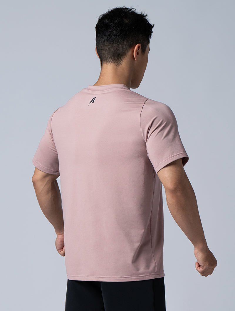 NAP™ - Pure 親膚機能寬鬆短袖上衣 (藕粉) - AROAK 機能健身服飾 | 專為健人打造