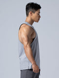 NAP™ - Pure親膚機能平口背心 (淺灰) - AROAK 機能健身服飾 | 專為健人打造