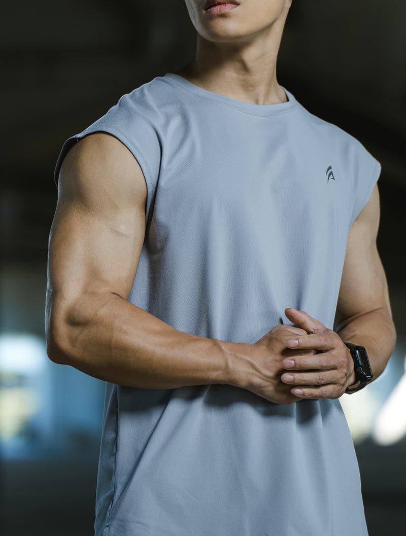 NAP™ - Pure親膚機能寬肩背心 (藕粉) - AROAK 機能健身服飾 | 專為健人打造
