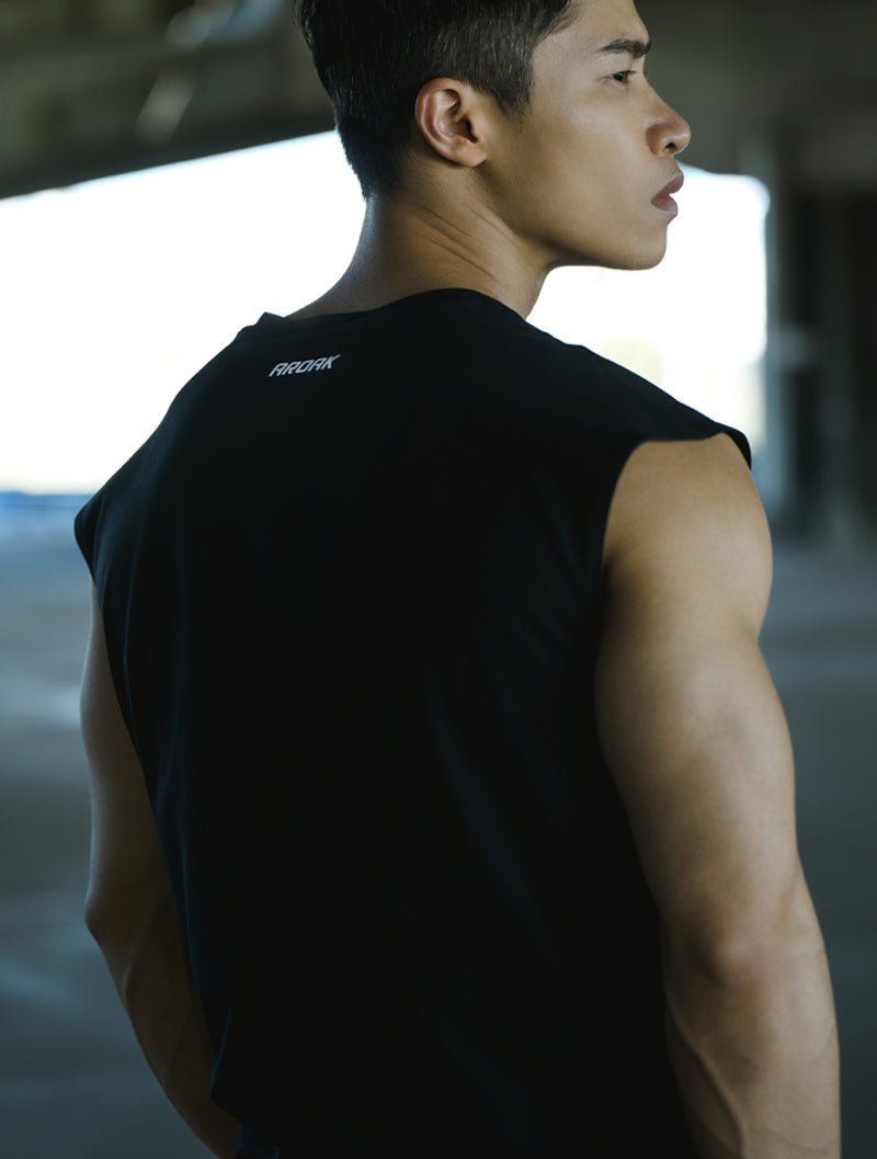 NAP™ - Pure親膚機能寬肩背心 (藕粉) - AROAK 機能健身服飾 | 專為健人打造