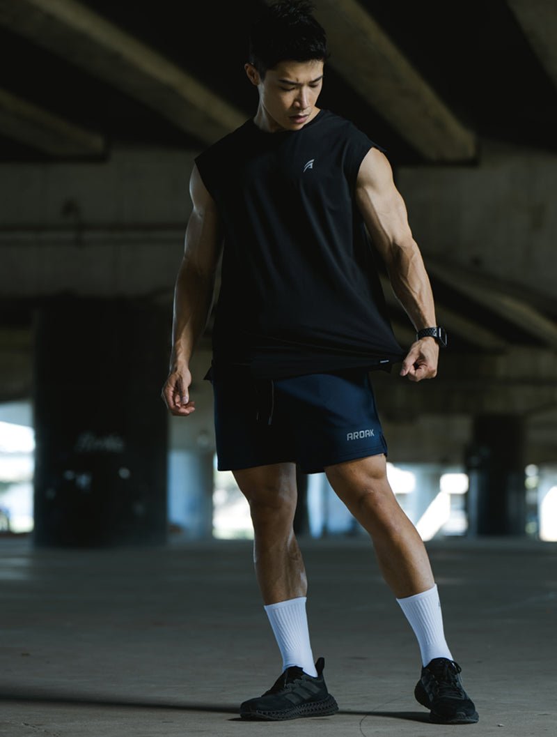 NAP™ - Pure親膚機能寬肩背心 (藕粉) - AROAK 機能健身服飾 | 專為健人打造