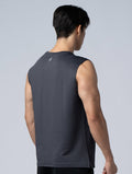 ONE - WAY™ 單向導濕寬肩訓練背心 (鐵灰) - AROAK 機能健身服飾 | 專為健人打造