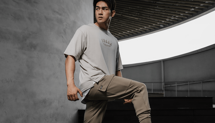 SIRO™ - AP 發泡OVERSIZED機能SIRO短袖上衣 (灰藍) - AROAK 機能健身服飾 | 專為健人打造