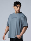 SIRO™ - AP 發泡OVERSIZED機能SIRO短袖上衣 (灰藍) - AROAK 機能健身服飾 | 專為健人打造