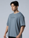 SIRO™ - AP 發泡OVERSIZED機能SIRO短袖上衣 (灰藍) - AROAK 機能健身服飾 | 專為健人打造