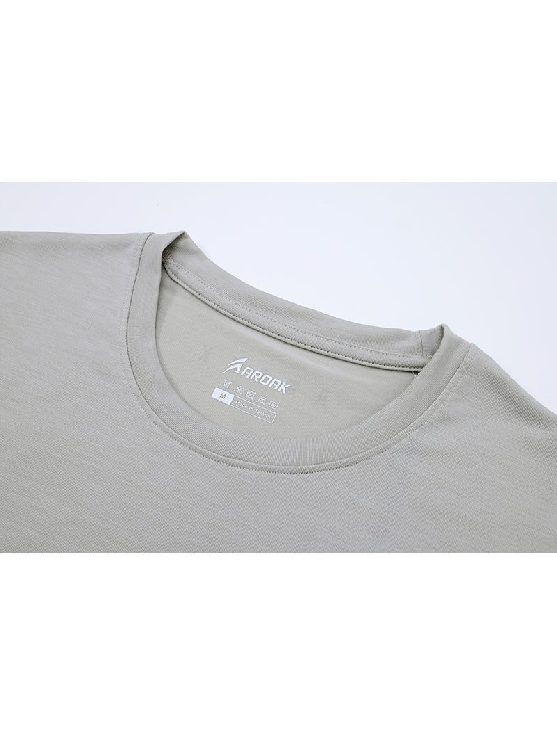 SIRO™ - AP 發泡機能SIRO短袖上衣 (灰藍) - AROAK 機能健身服飾 | 專為健人打造