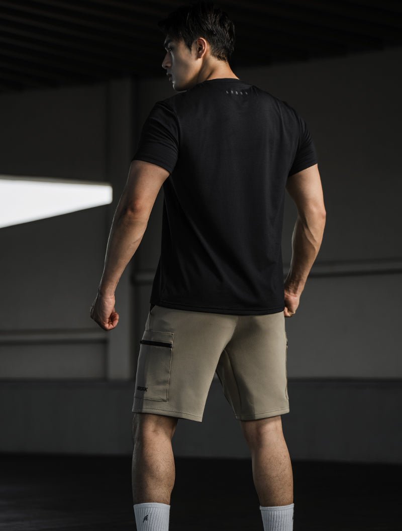 SIRO™ - AP 發泡機能SIRO短袖上衣 (灰藍) - AROAK 機能健身服飾 | 專為健人打造