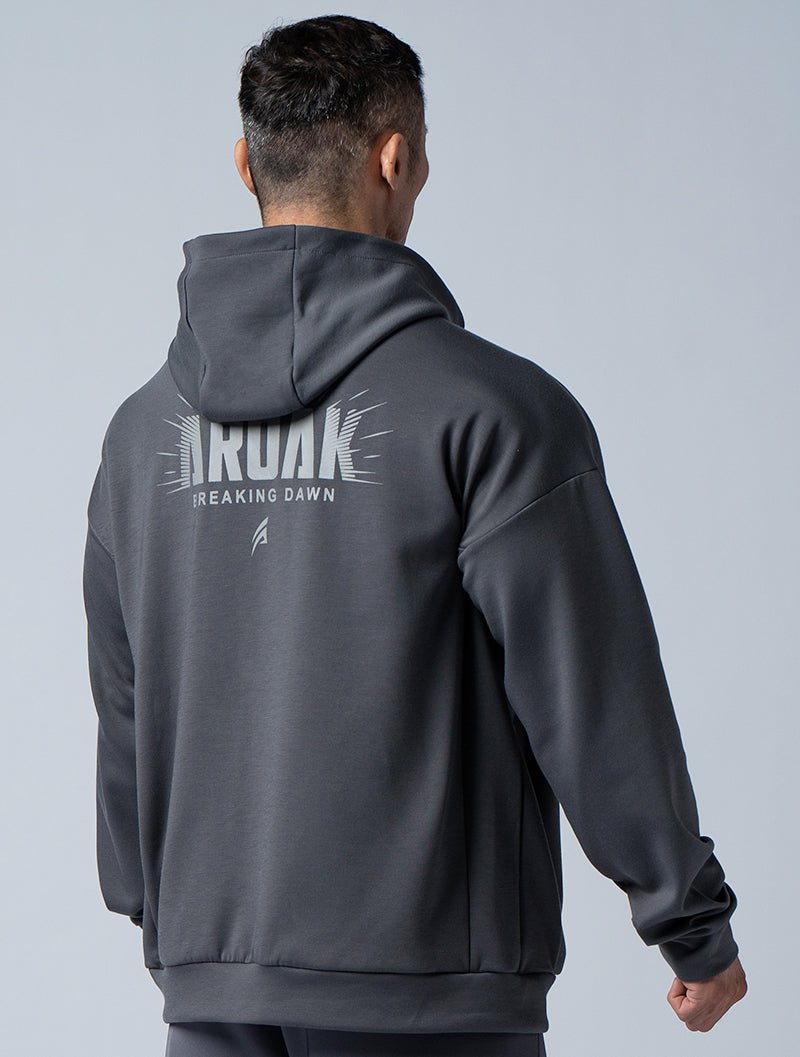 SIRO™ - Dual 曙光戰士連帽上衣 (深灰) - AROAK 機能健身服飾 | 專為健人打造