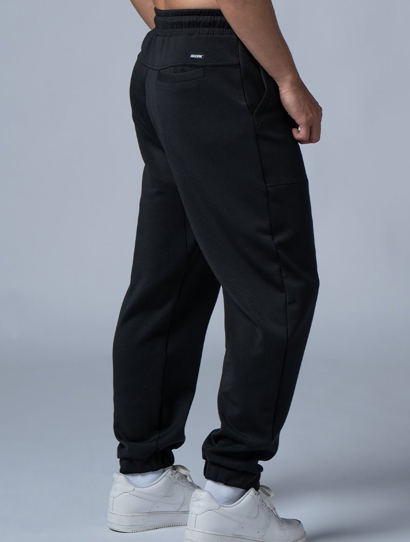 SIRO™ - Dual 休閒束口長褲 (黑) - AROAK 機能健身服飾 | 專為健人打造
