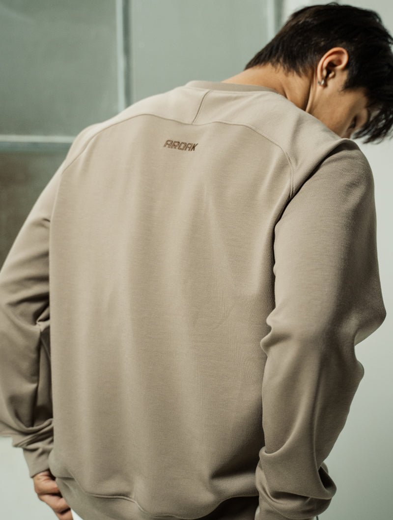 SIRO™ - Dual 拉克蘭袖休閒上衣 (墨綠) - AROAK 機能健身服飾 | 專為健人打造