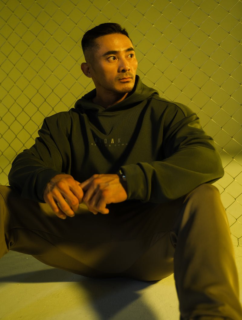 SIRO™ - Dual 曙光戰士連帽上衣 (墨綠) - AROAK 機能健身服飾 | 專為健人打造