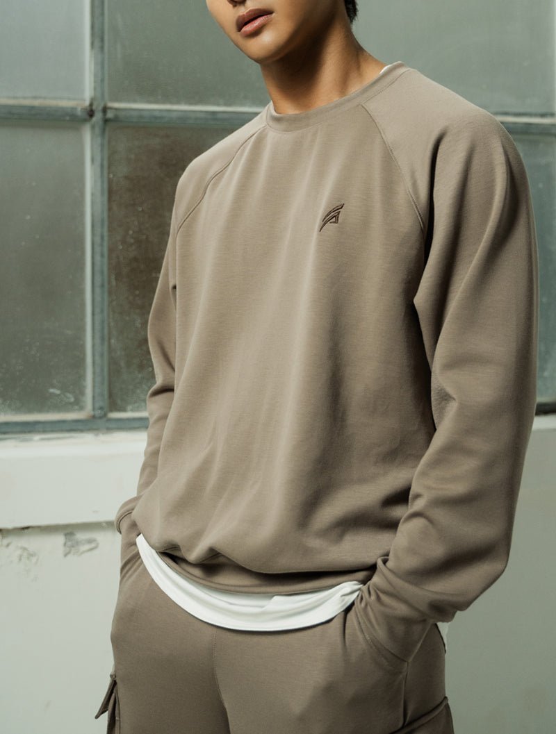 SIRO™ - Dual 拉克蘭袖休閒上衣 (墨綠) - AROAK 機能健身服飾 | 專為健人打造