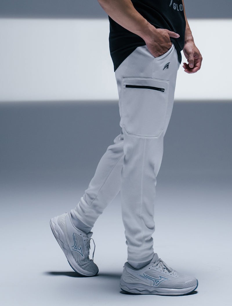 SIRO™ - Shield 休閒工裝束口褲 (黑) - AROAK 機能健身服飾 | 專為健人打造