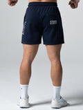 SIRO™ - Shield 休閒短褲 (深藍) - AROAK 機能健身服飾 | 專為健人打造