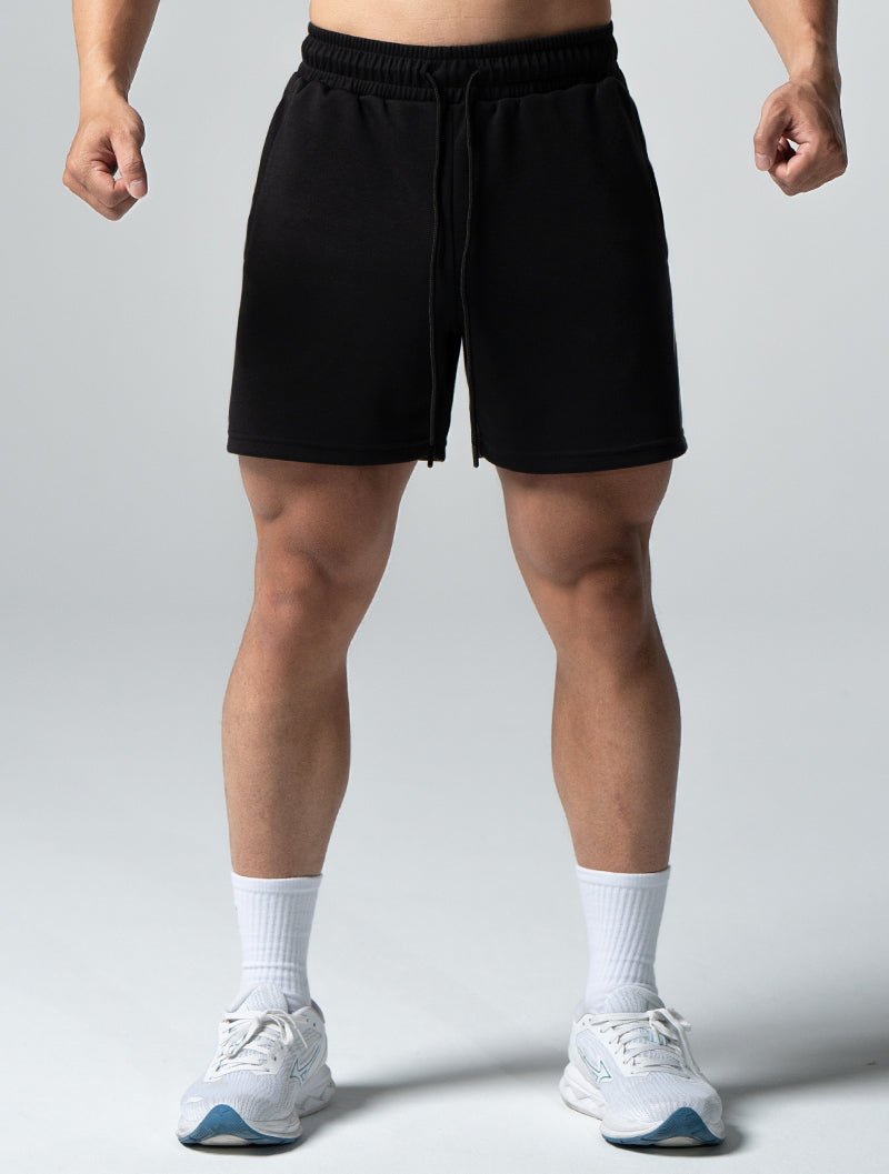 SIRO™ - Shield 休閒短褲 (黑) - AROAK 機能健身服飾 | 專為健人打造