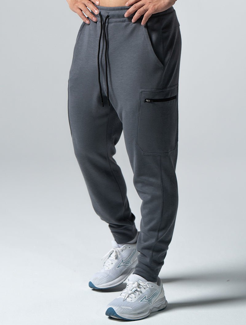 SIRO™ - Shield 休閒工裝束口褲 (水泥灰) - AROAK 機能健身服飾 | 專為健人打造