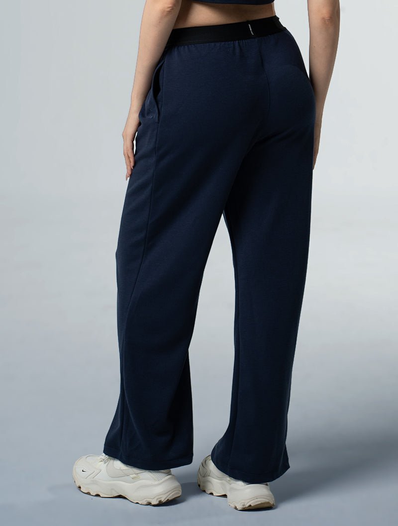 SIRO™ - Shield直筒寬版休閒長褲 25 - 1 (深藍) - AROAK 機能健身服飾 | 專為健人打造