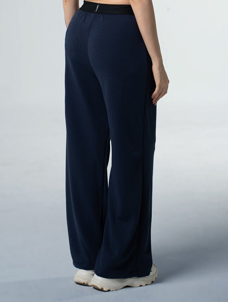 SIRO™ - Shield直筒寬版休閒長褲 25 - 1 (深藍) - AROAK 機能健身服飾 | 專為健人打造