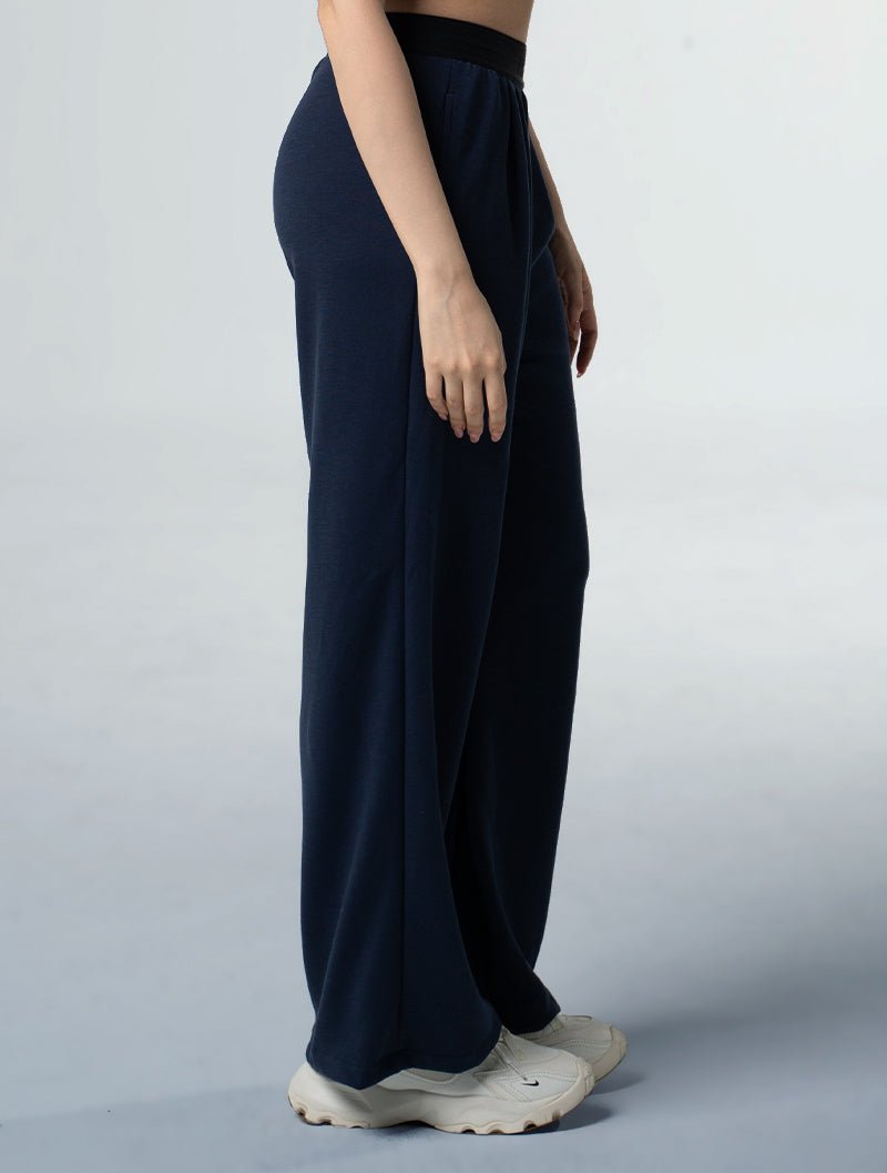 SIRO™ - Shield直筒寬版休閒長褲 25 - 1 (深藍) - AROAK 機能健身服飾 | 專為健人打造