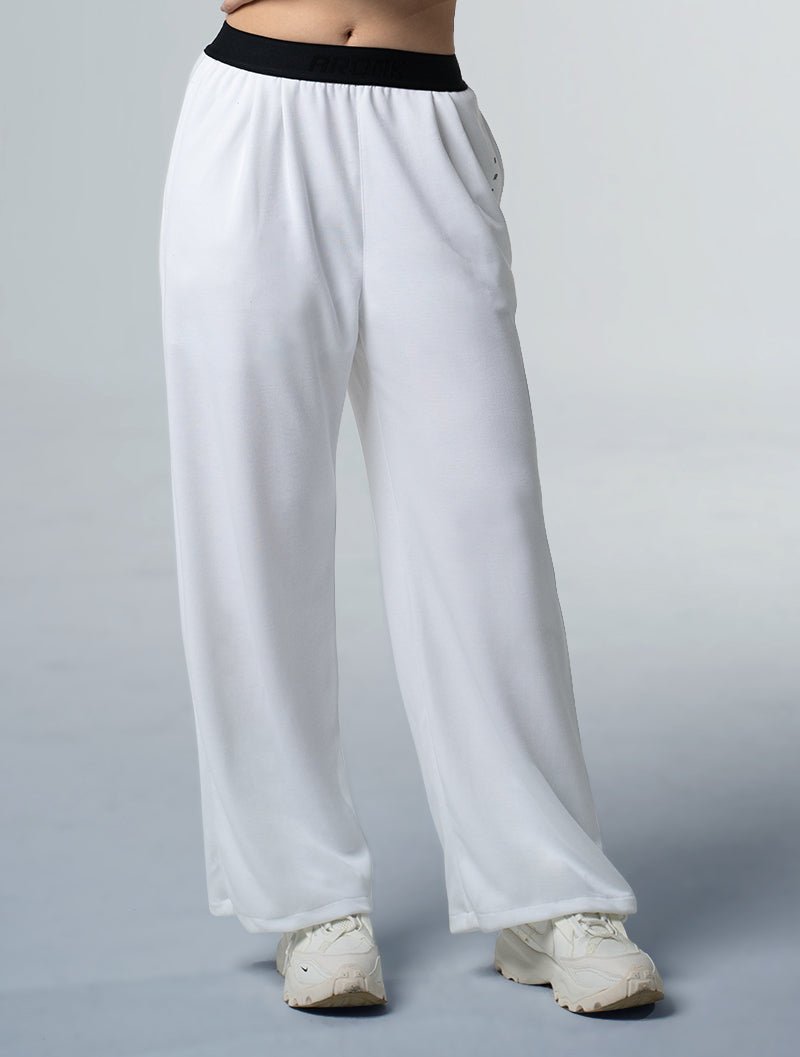 SIRO™ - Shield 直筒寬版休閒長褲 25 - 1 (白) - AROAK 機能健身服飾 | 專為健人打造