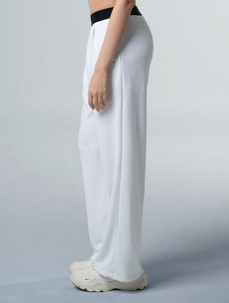 SIRO™ - Shield 直筒寬版休閒長褲 25 - 1 (白) - AROAK 機能健身服飾 | 專為健人打造