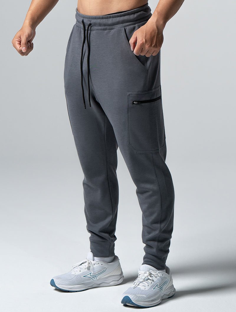 SIRO™ - Shield 休閒工裝束口褲 (水泥灰) - AROAK 機能健身服飾 | 專為健人打造