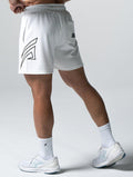 SIRO™ - Shield 休閒短褲 (白) - AROAK 機能健身服飾 | 專為健人打造