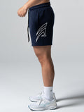 SIRO™ - Shield 休閒短褲 (深藍) - AROAK 機能健身服飾 | 專為健人打造