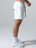 SIRO™ - Shield 休閒短褲 (白) - AROAK 機能健身服飾 | 專為健人打造