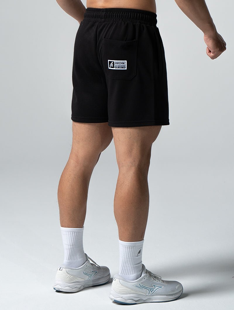 SIRO™ - Shield 休閒短褲 (黑) - AROAK 機能健身服飾 | 專為健人打造