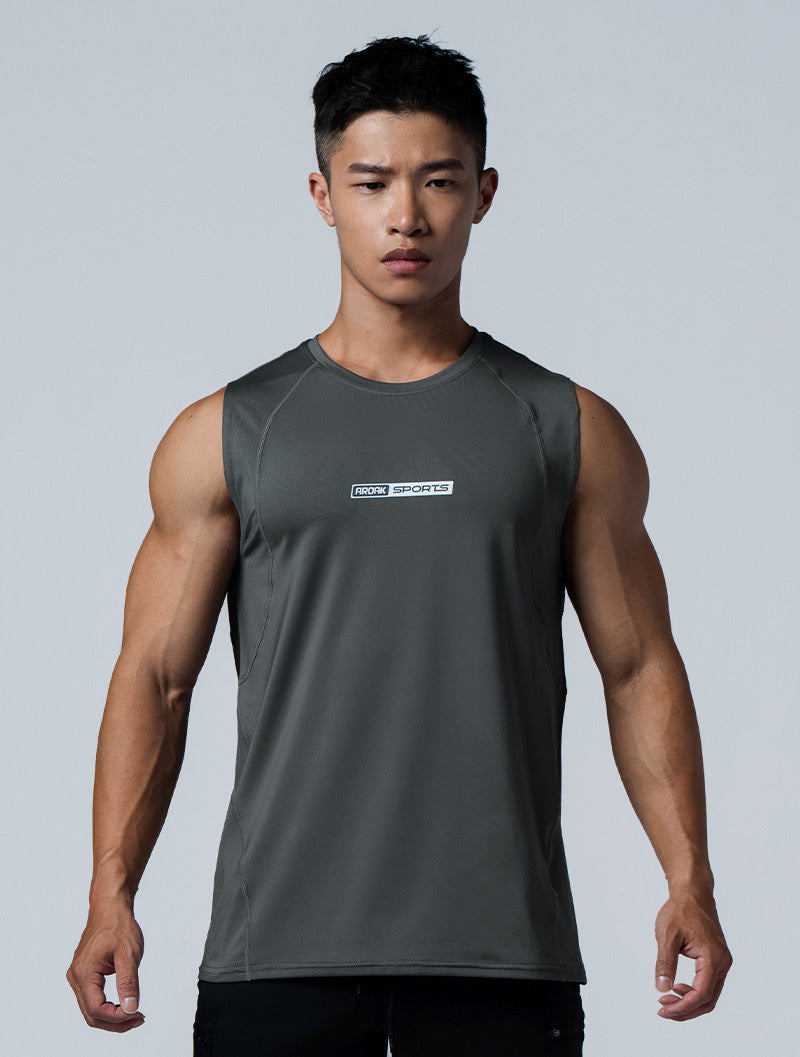 ArcTech™ Elite寬肩剪接訓練背心 (鐵灰)