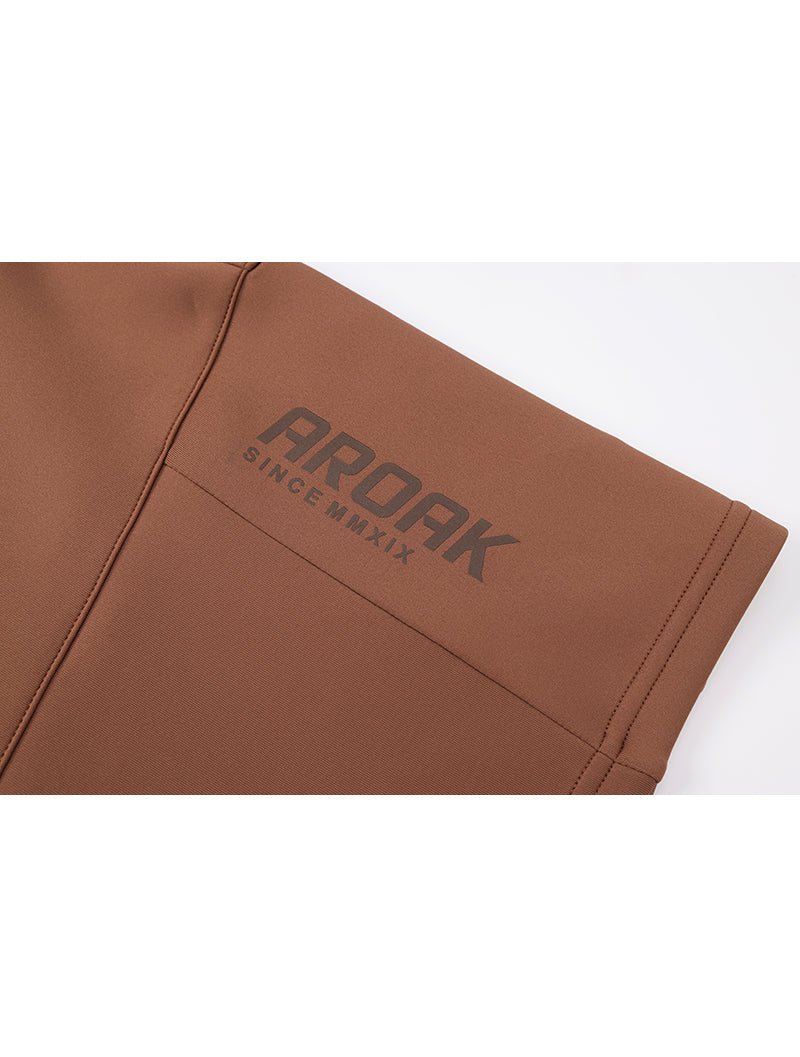 AirFlex™ 機能剪接運動短褲 (鐵灰) - AROAK 機能健身服飾 | 專為健人打造