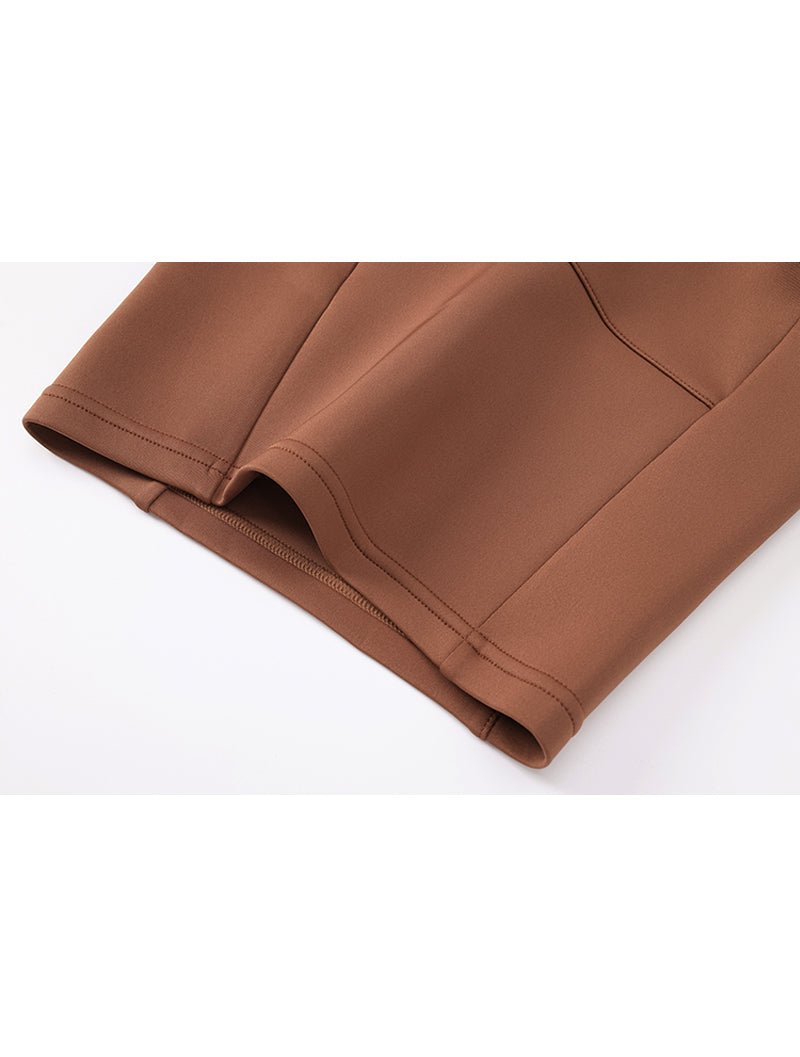 AirFlex™ 機能剪接運動短褲 (黑) - AROAK 機能健身服飾 | 專為健人打造