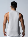 AirFlex™ 窄肩訓練背心 (淺灰) - AROAK 機能健身服飾 | 專為健人打造