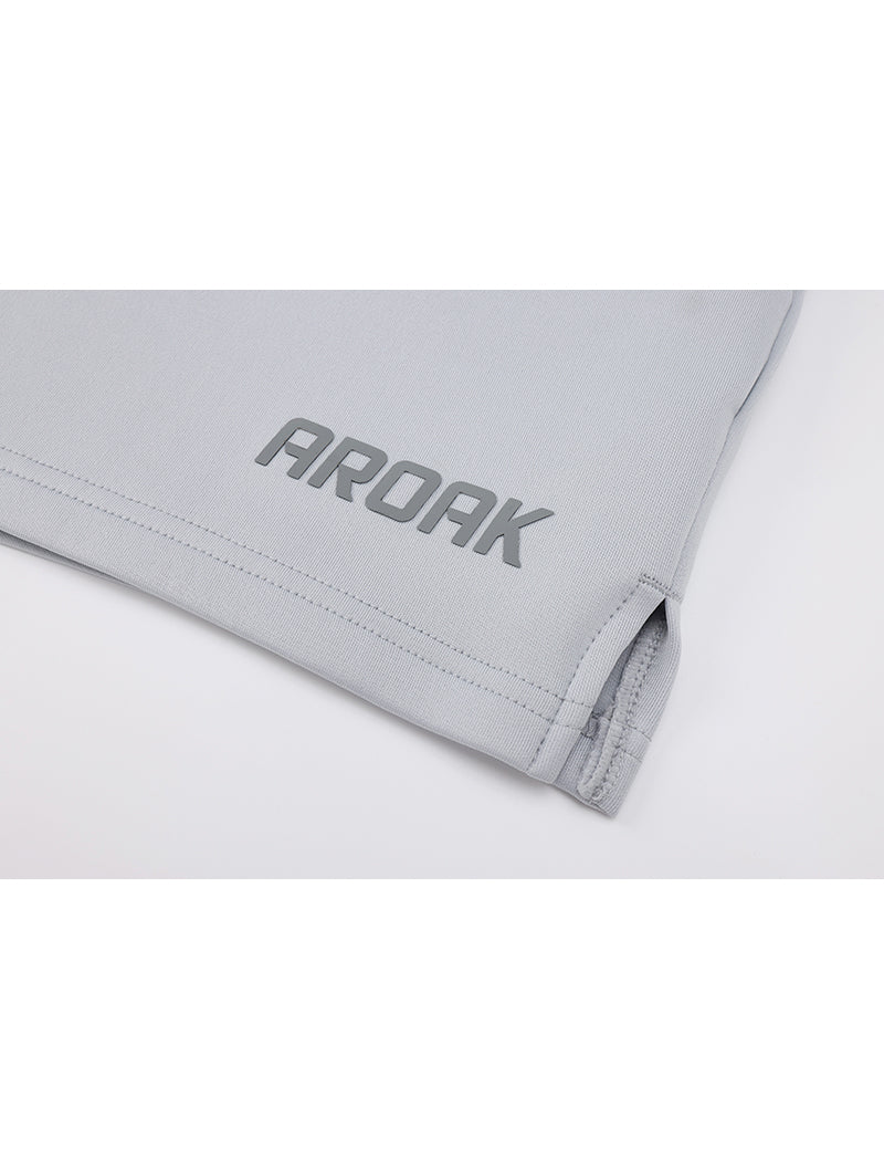 AirFlex™ 機能開岔訓練短褲 (黑) - AROAK 機能健身服飾 | 專為健人打造